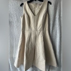 Banana Republic Heritage Grommet Dress, Size 8 Warm Stone Beige
